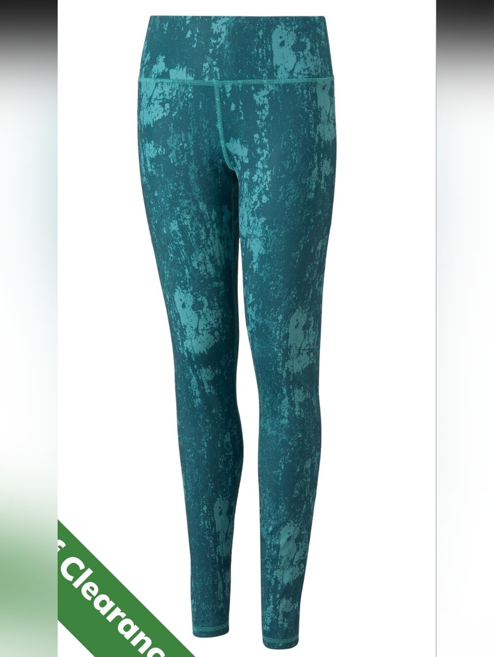 Puma Teal Patterned Golf Print Women's Leggings